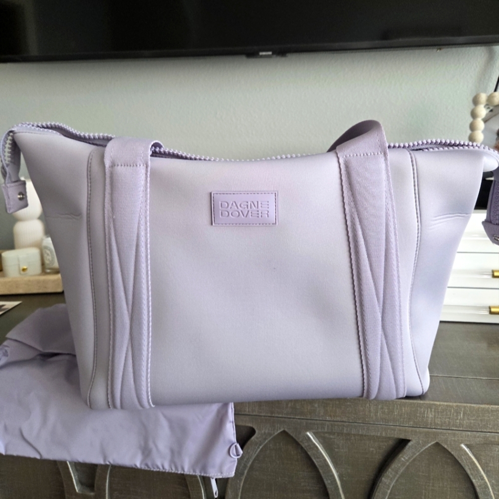 Dagne Dover Lavender Neoprene Travel Tote